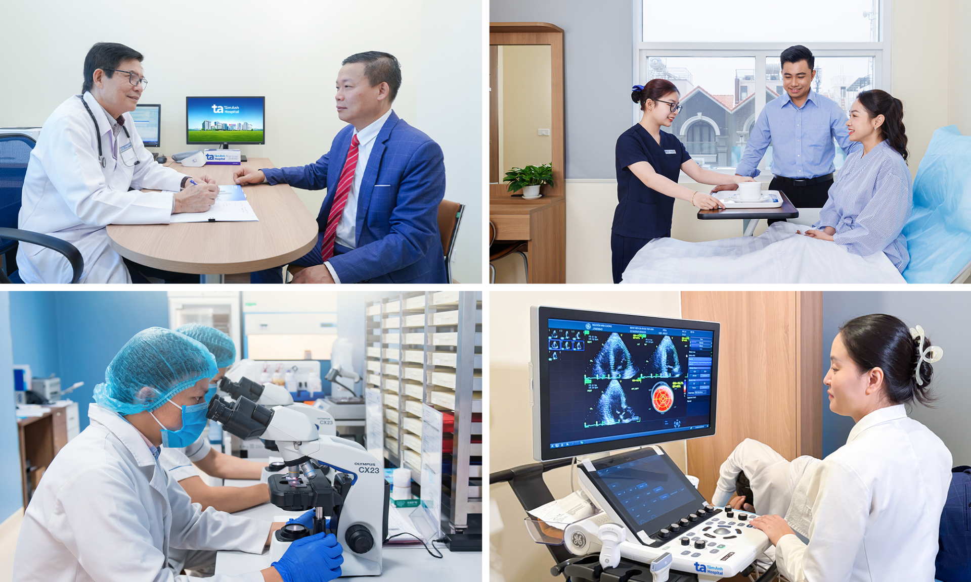 Tâm Anh Cầu Giấy được thiết kế theo mô hình “bệnh viện trong ngày” giúp người dân được điều trị và chăm sóc toàn diện. Ảnh: BVĐK Tâm Anh