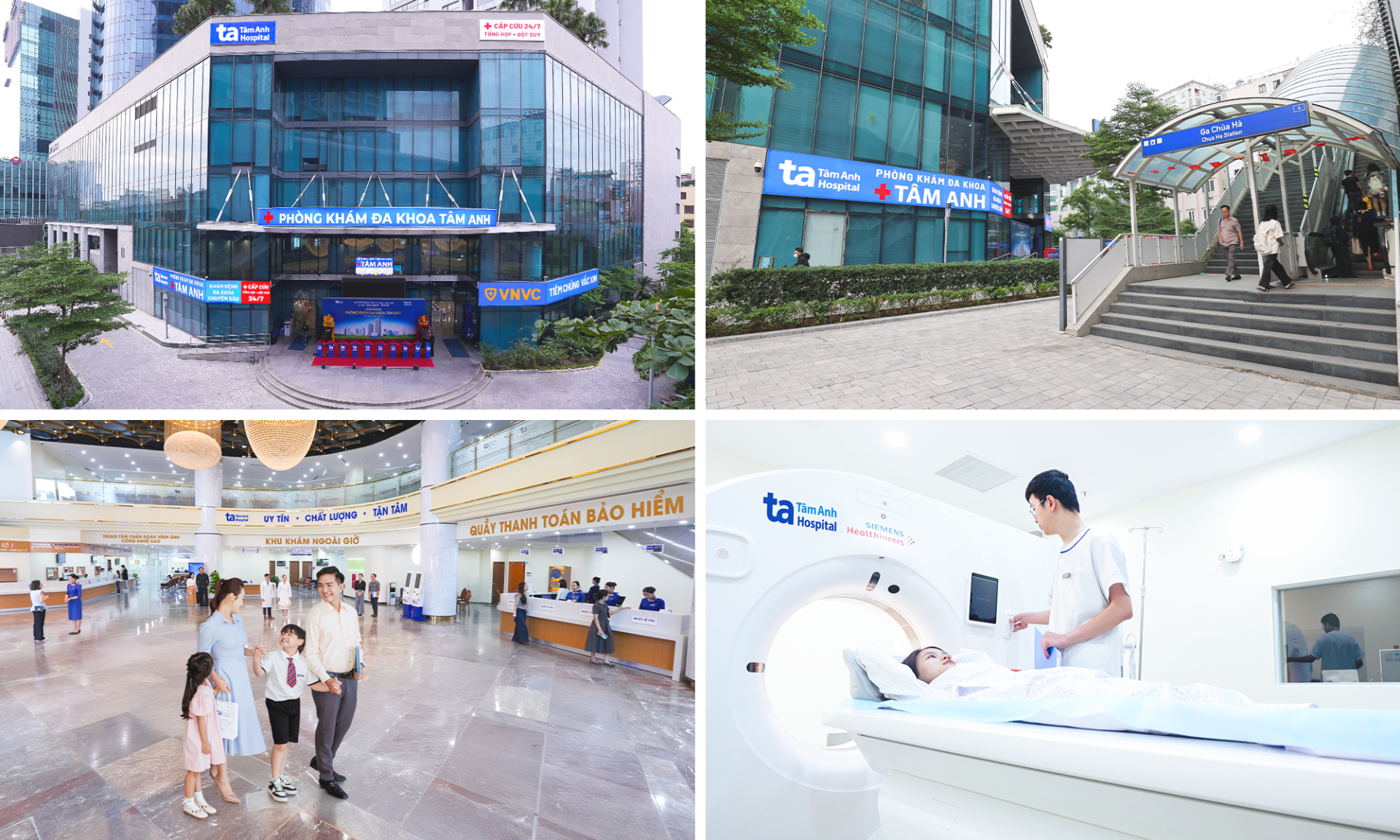 Tọa lạc giữa trung tâm Thủ đô, Tâm Anh Cầu Giấy có vị trí thuận tiện ngay lối lên ga Chùa Hà, giúp người dân dễ dàng tiếp cận dịch vụ y tế chất lượng cao. Ảnh: BVĐK Tâm Anh