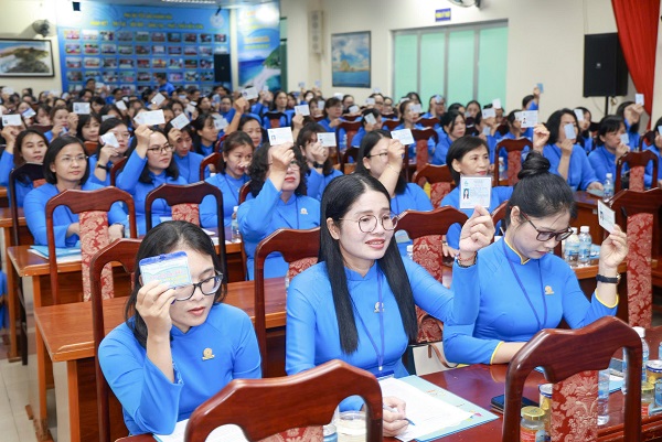 Đại biểu biểu quyết các vấn đề của Đại hội Đại biểu biểu quyết các vấn đề của Đại hội