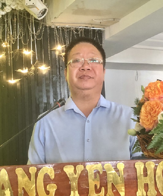 Ông Hoàng Cộng Hoà phát biểu khai mạc Lớp Tập huấn. Ảnh: VH