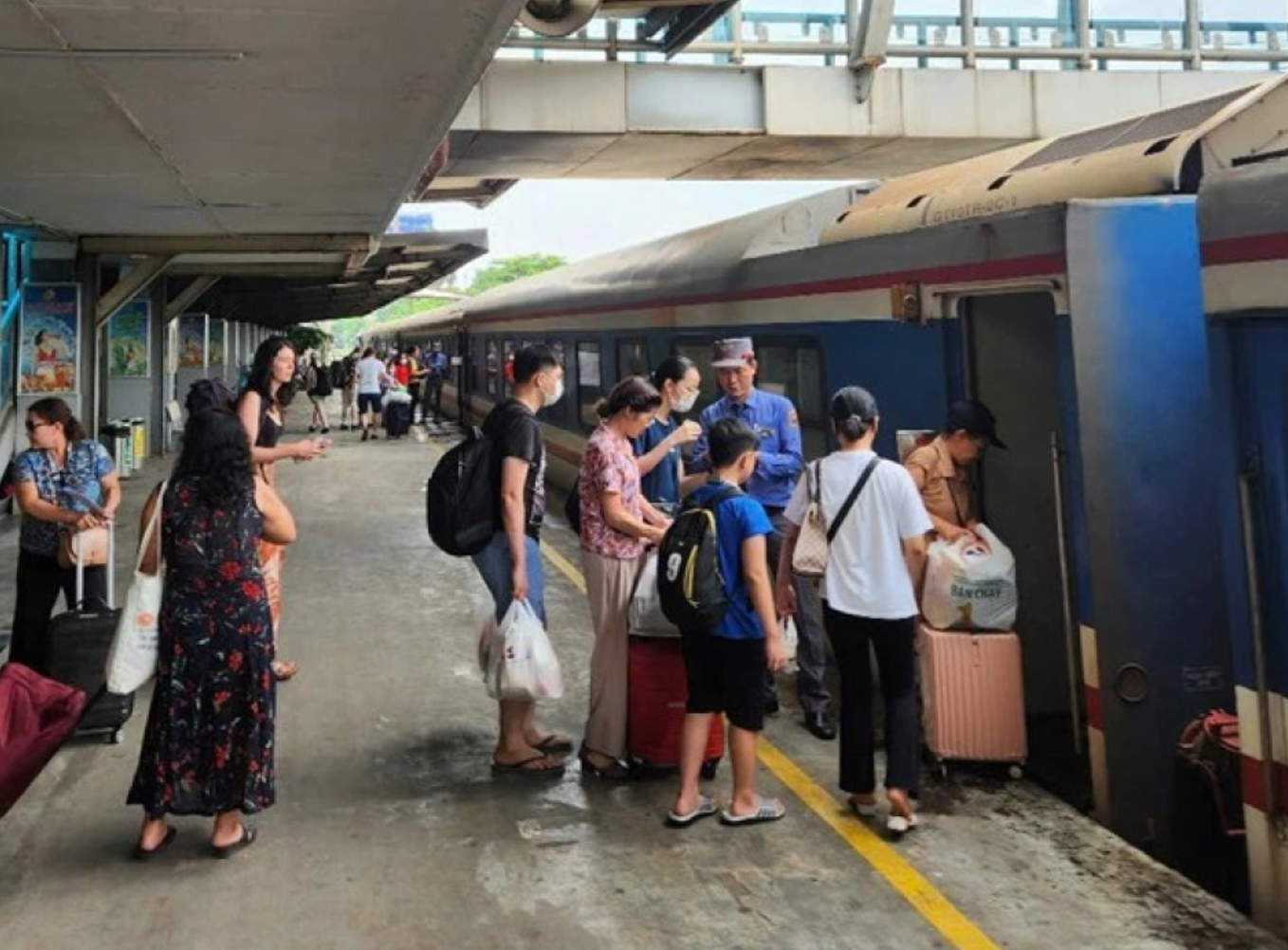 Ngành Đường sắt sẽ tổ chức chạy 55 đoàn tàu trong dịp cao điểm Tết Bính Ngọ 2026