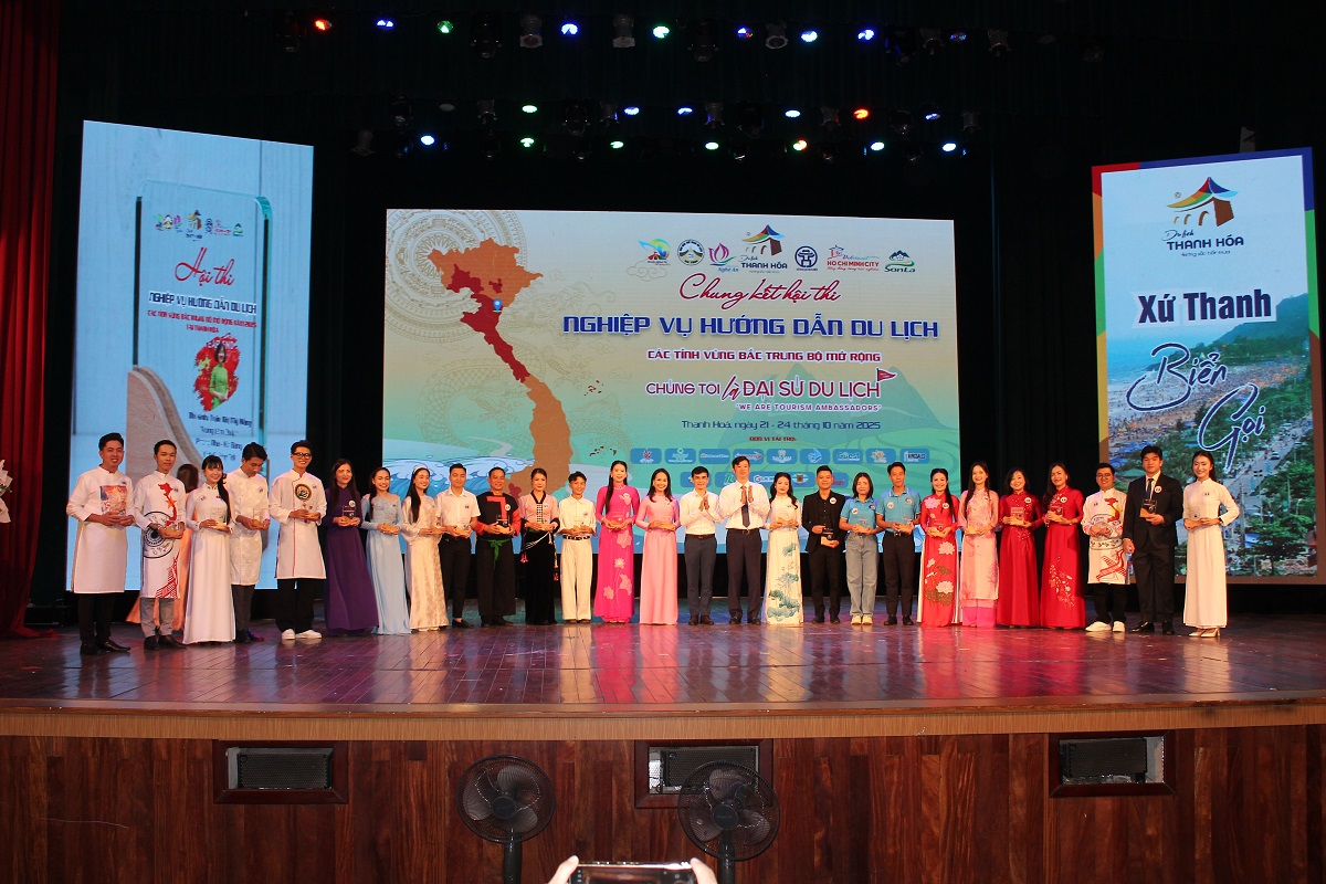 Hội thi nghiệp vụ hướng dẫn viên du lịch các tỉnh Bắc Trung bộ mở rộng năm 2025