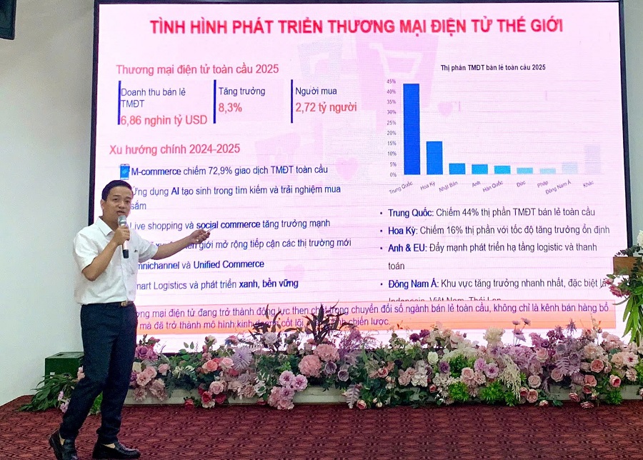 Ông Cao Quí Long – Giảng viên Trung tâm Phát triển Thương mại điện tử và Công nghệ số (eComDX), Cục Thương mại điện tử và Kinh tế số – Bộ Công Thương