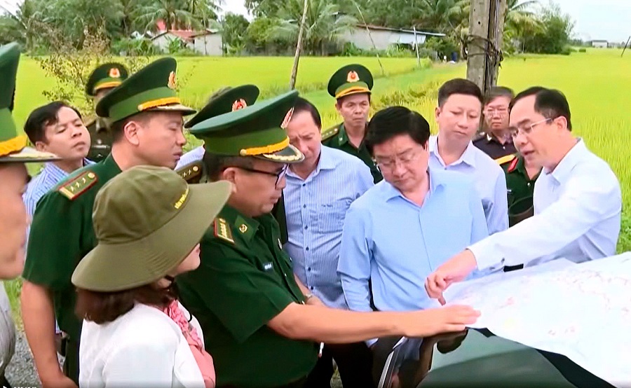 Lãnh đạo Tây Ninh kiểm tra tình hình tuyến biên giới