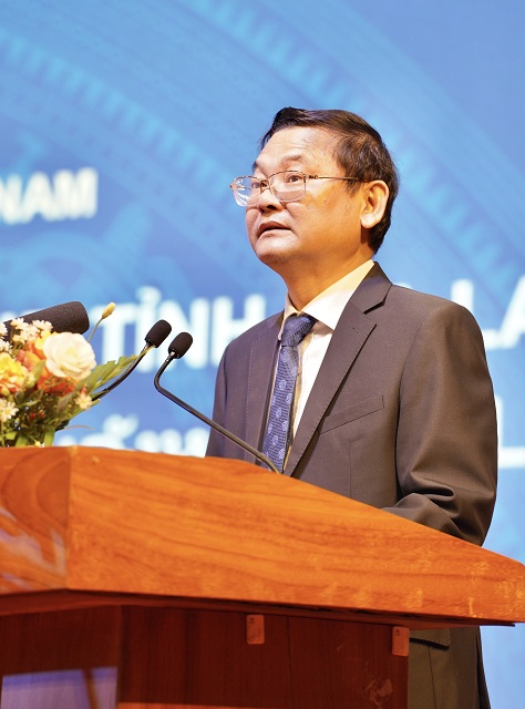 Ông Nguyễn Tự Công Hoàng phát biểu khai mạc Hội thảo. Ảnh: VH