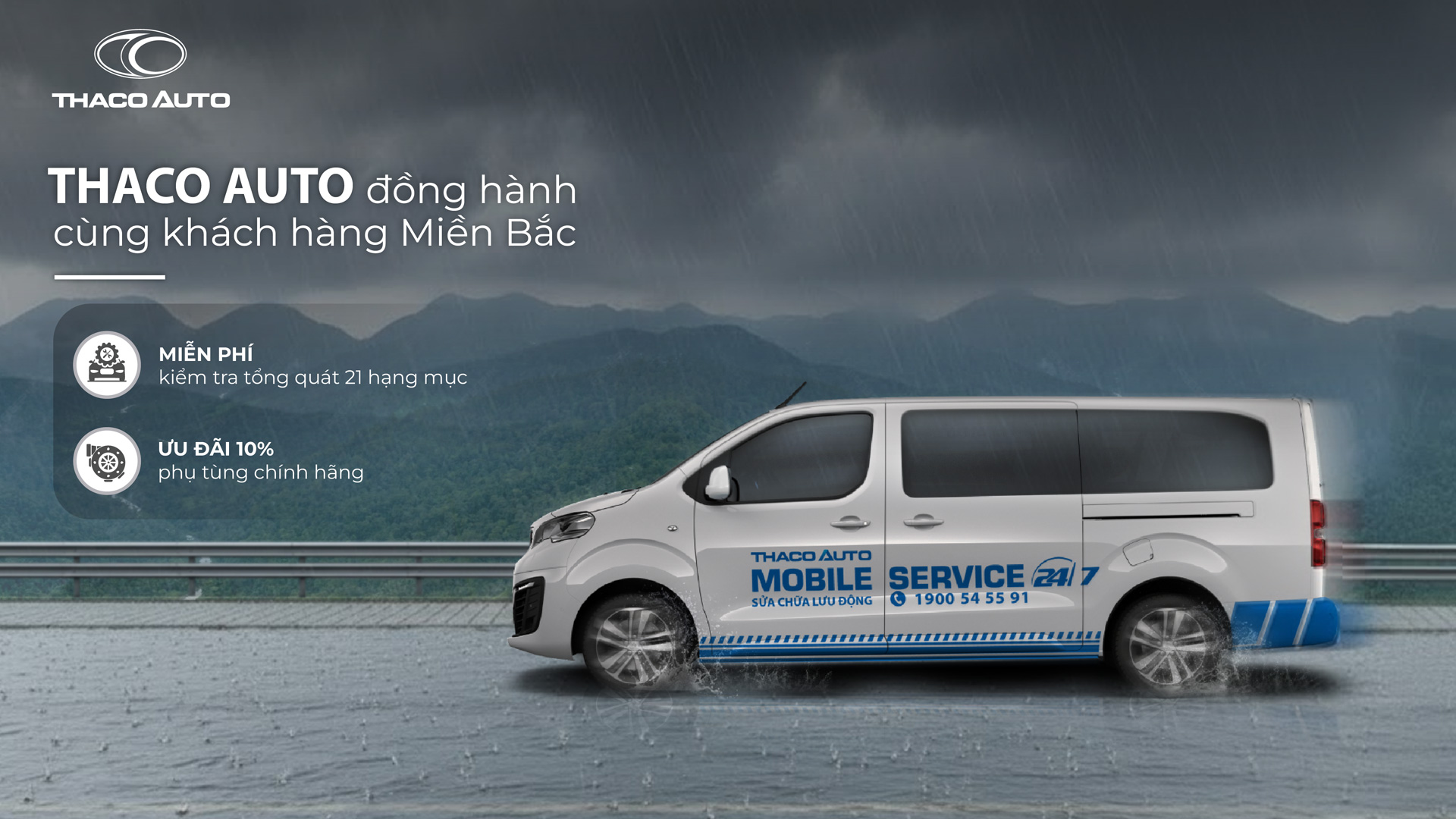 THACO AUTO triển khai chương trình chăm sóc đặc biệt cho khách hàng miền Bắc sau bão lũ