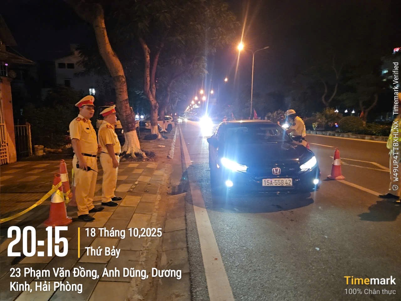 Công an Hải Phòng kiểm tra, xử lý 673 trường hợp vi phạm nồng độ cồn trong 3 ngày