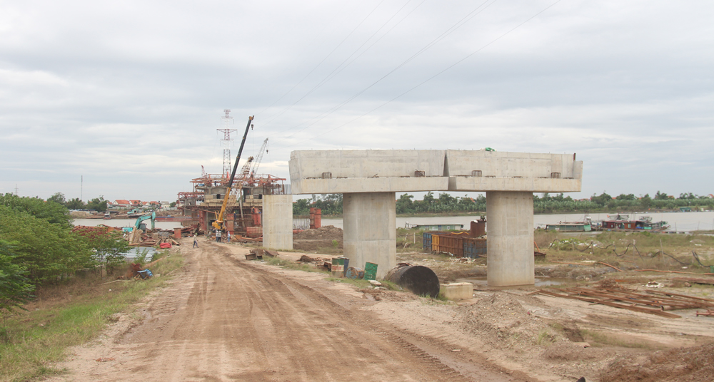Bắc Ninh: Tập trung giải phóng mặt bằng, đẩy nhanh tiến độ thi công dự án cầu Kênh Vàng