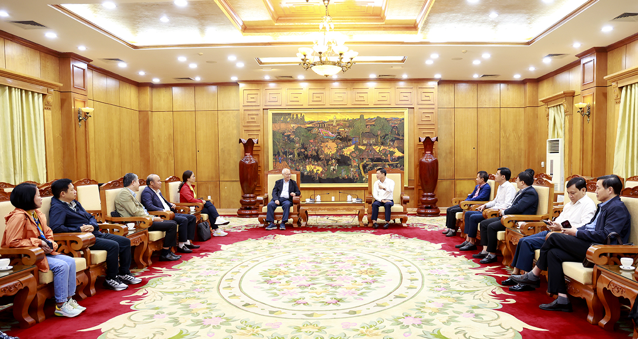 Lãnh đạo tỉnh Bắc Ninh tiếp và làm việc với Hiệp hội Du lịch Việt Nam