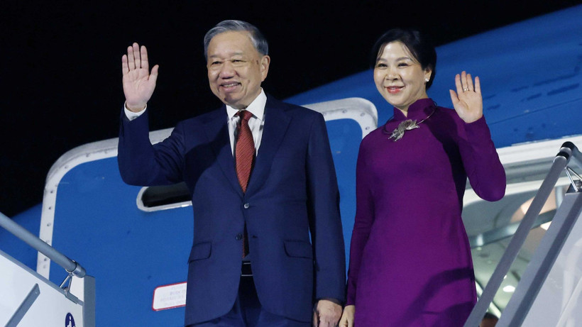 Tổng Bí thư Tô Lâm bắt đầu chuyến thăm chính thức Bulgaria