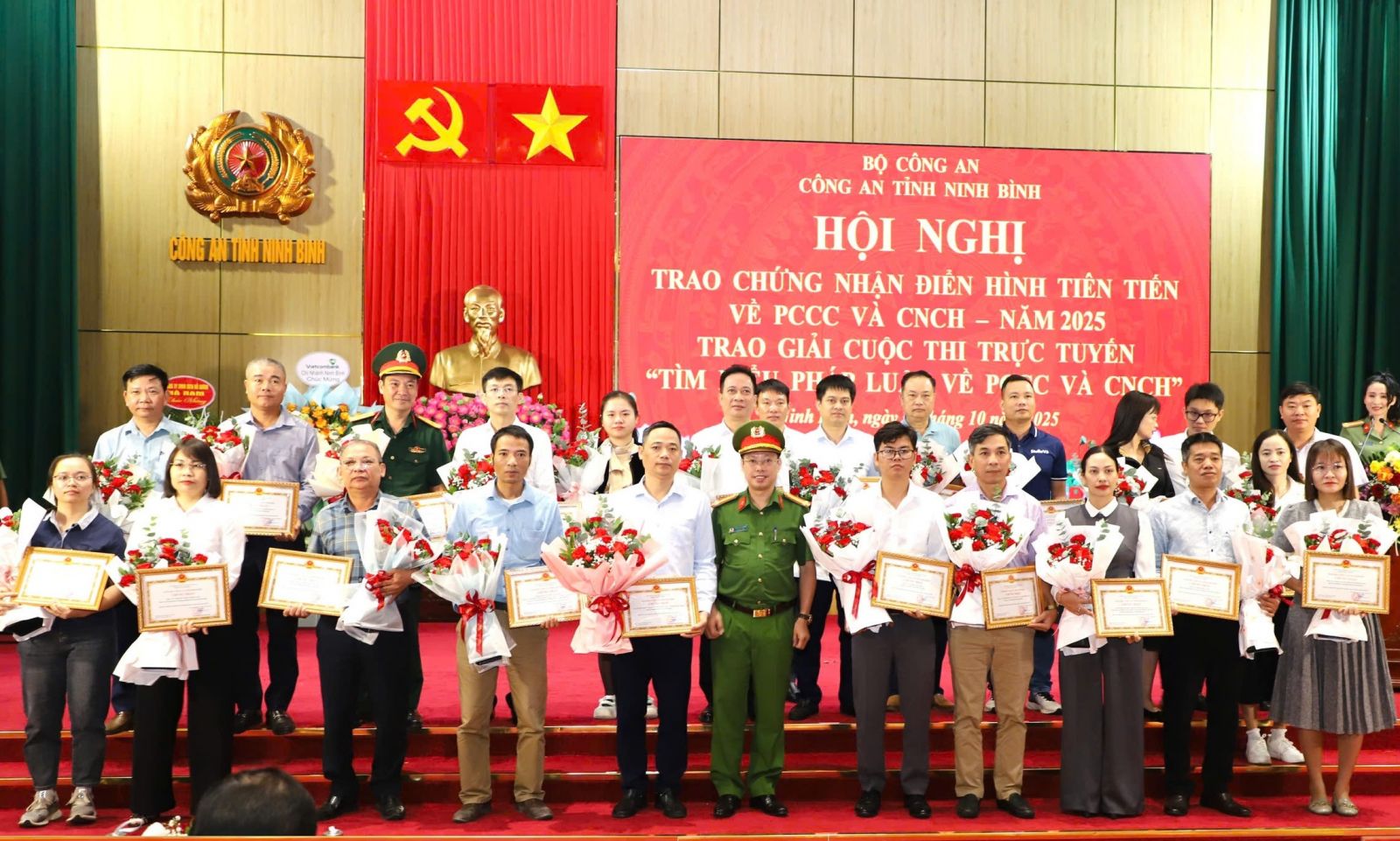 Ninh Bình biểu dương 71 điển hình tiên tiến trong công tác phòng cháy, chữa cháy và cứu nạn, cứu hộ