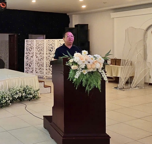 Ông Hoàng Cộng Hoà phát biểu khai mạc Lớp Tập huấn. Ảnh: Th-Hiền