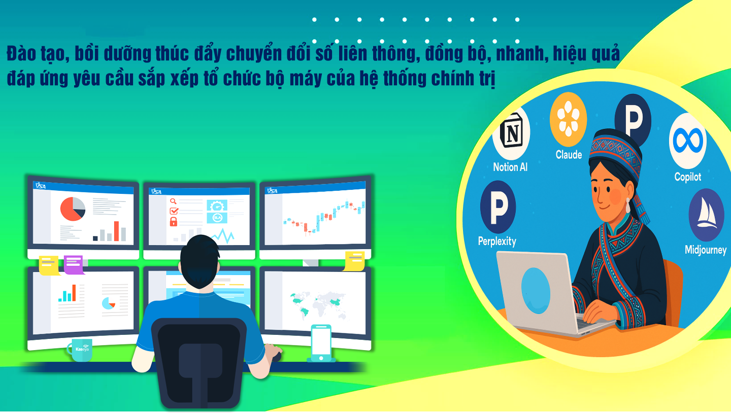 Lào Cai: Đào tạo về chuyển đổi số đáp ứng yêu cầu sắp xếp tổ chức bộ máy của hệ thống chính trị