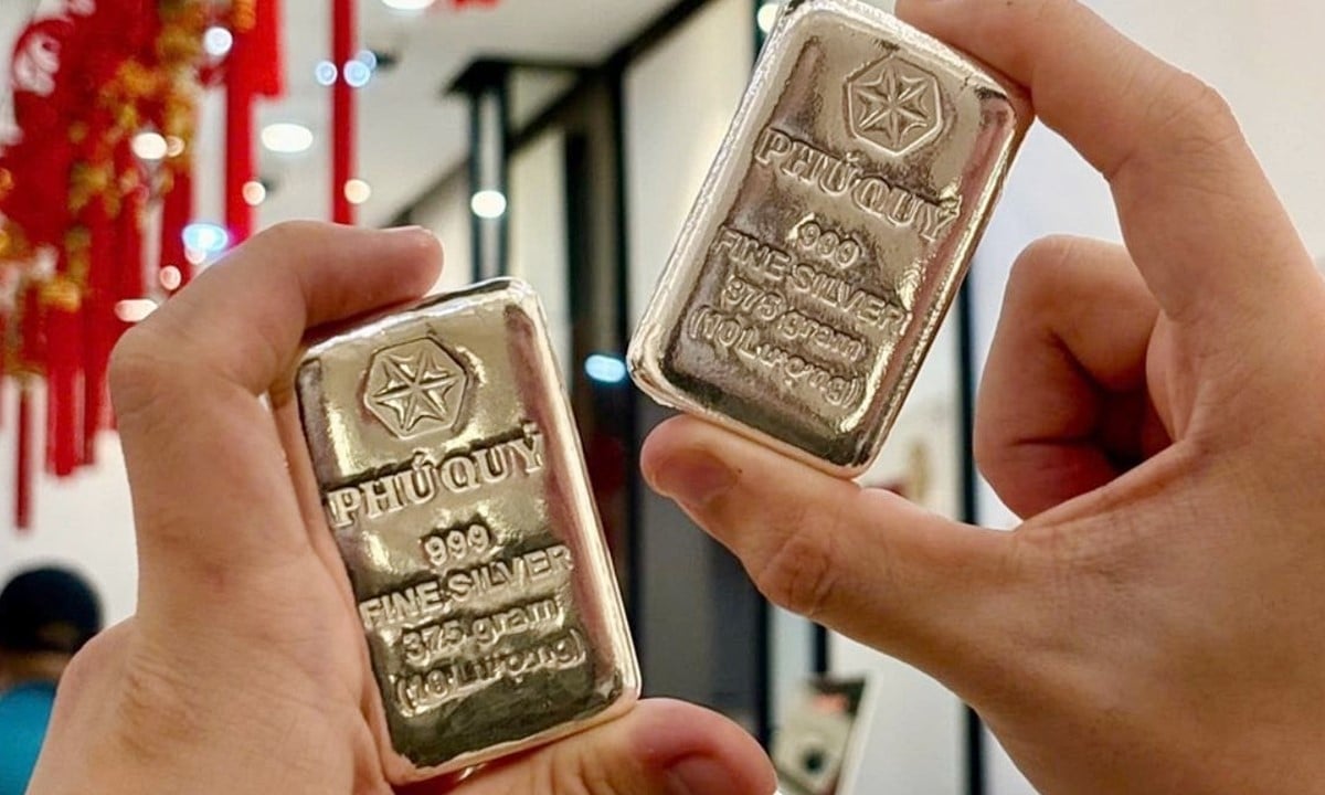 Giá bạc hôm nay 24/10: Thế giới và trong nước đồng loạt tăng trở lại