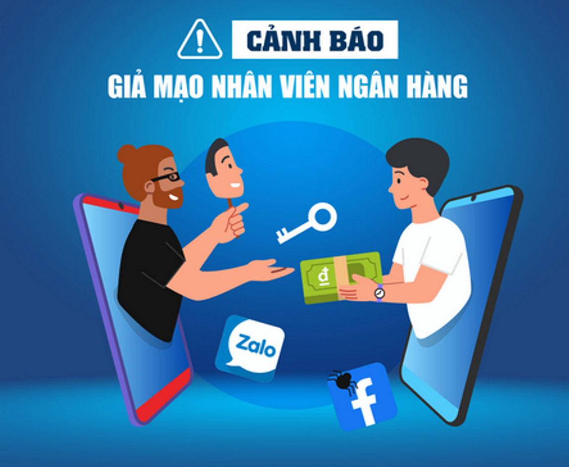 Vietcombank cảnh báo thủ đoạn giả mạo nhân viên ngân hàng để chiếm đoạt thông tin thẻ