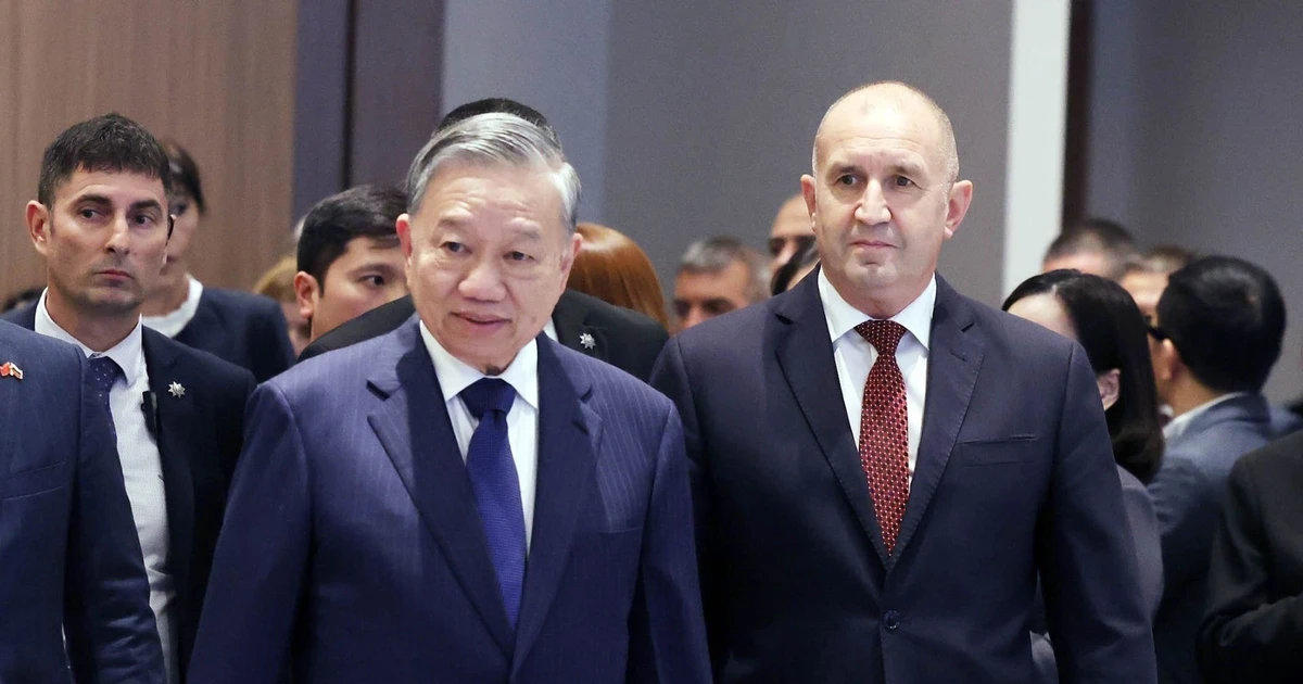 Tổng Bí thư Tô Lâm và Tổng thống Rumen Radev dự Diễn đàn Doanh nghiệp Việt Nam - Bulgaria