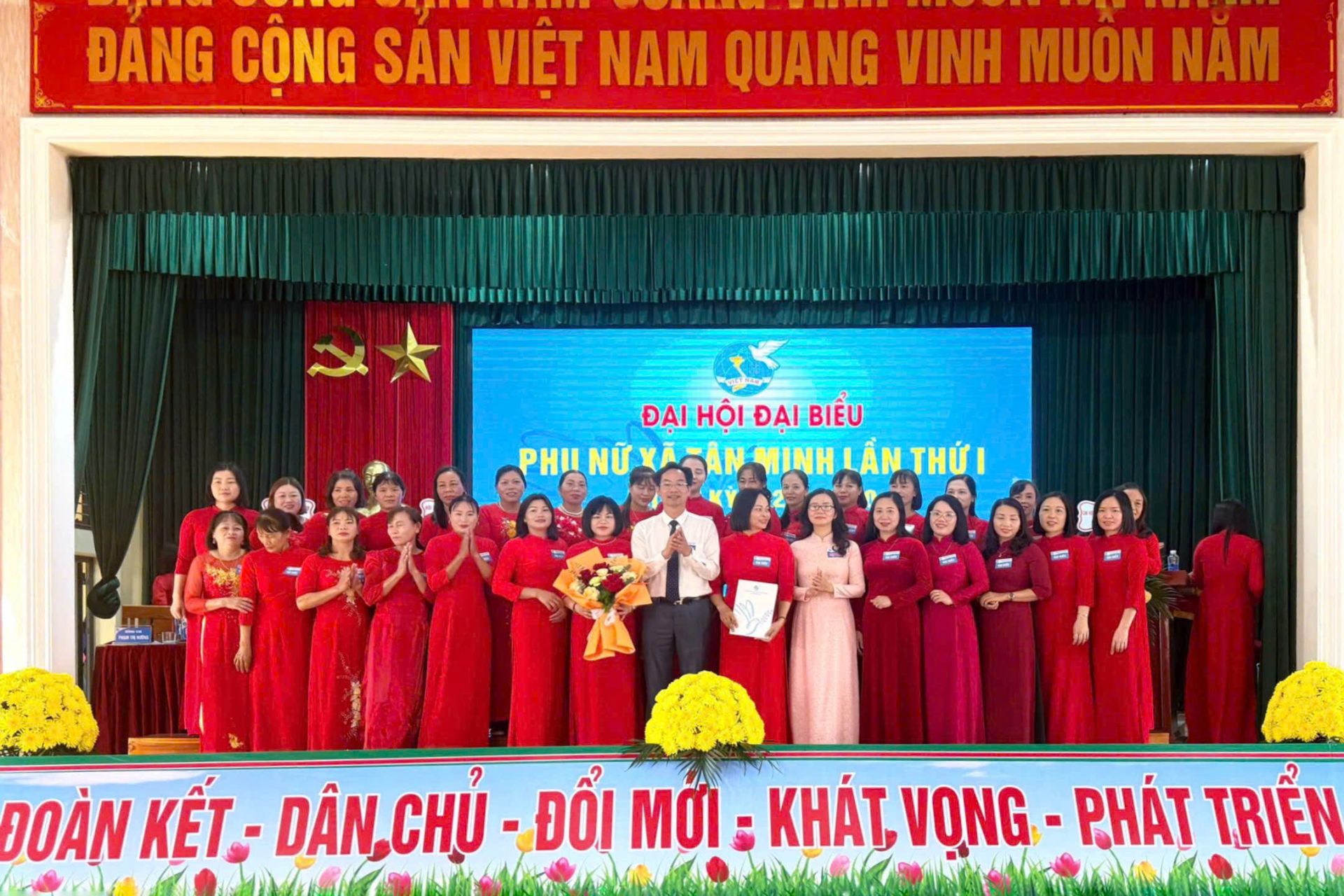 Đại hội đại biểu phụ nữ xã Tân Minh lần thứ I nhiệm kỳ 2025-2030 thành công tốt đẹp