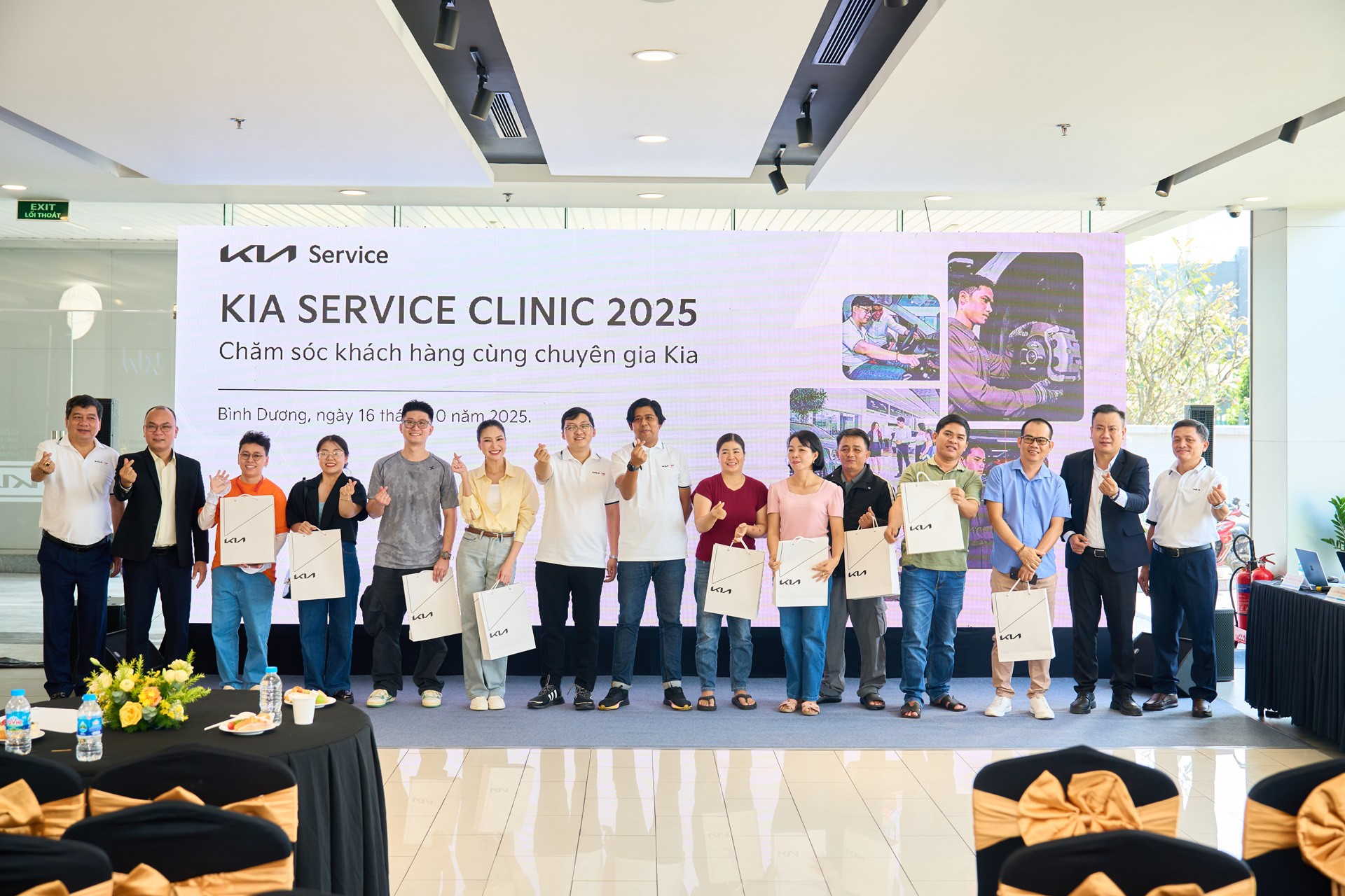 Kia Service Clinic 2025 mang đến cho khách hàng hành trình trải nghiệm toàn diện