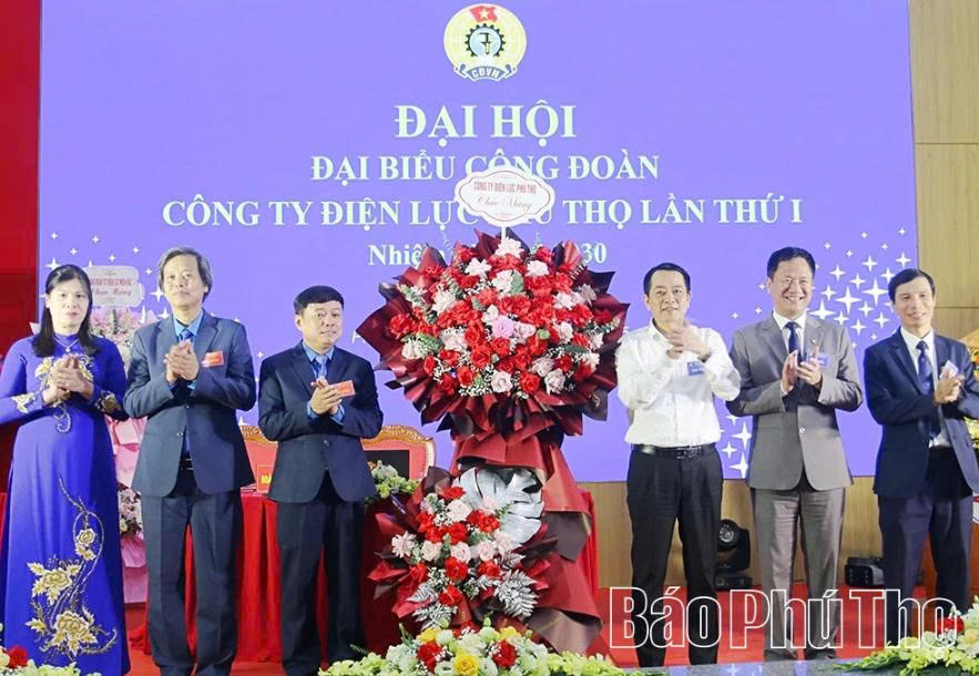 Công đoàn Công ty Điện lực Phú Thọ tổ chức Đại hội đại biểu nhiệm kỳ 2025-2030