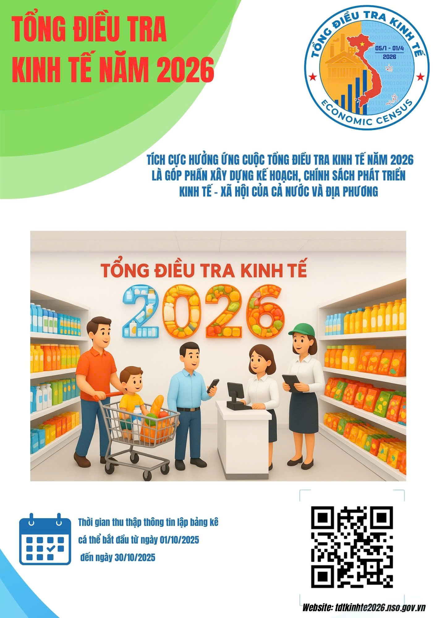 Phường Lê Ích Mộc tăng cường tuyên truyền lập bảng kê tổng điều tra kinh tế năm 2026