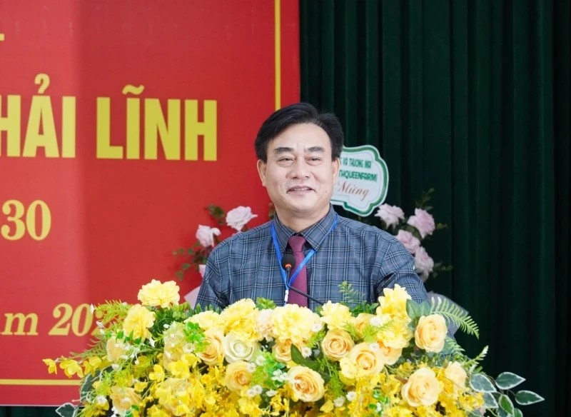 Đồng chí Nguyễn Quốc Tiến, Tỉnh ủy viên, Chủ tịch HND tỉnh phát biểu chỉ đạo tại đại hội. Đồng chí Nguyễn Quốc Tiến, Tỉnh ủy viên, Chủ tịch HND tỉnh phát biểu chỉ đạo tại đại hội.