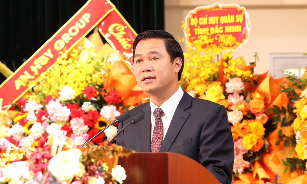 Đồng chí Lê Xuân Lợi phát biểu tại Đại hội. Đồng chí Lê Xuân Lợi phát biểu tại Đại hội.