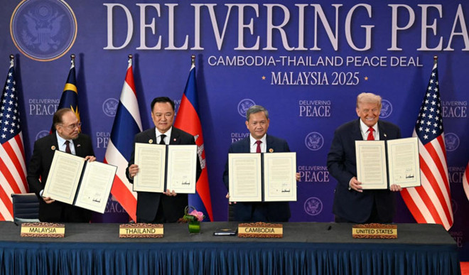 Thái Lan và Campuchia ký tuyên bố hòa bình, chấm dứt xung đột biên giới