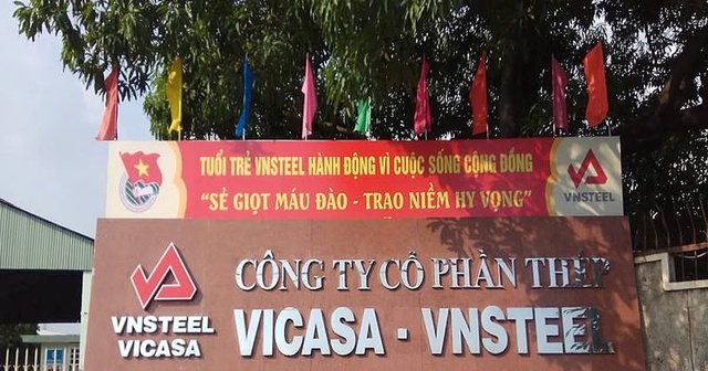 Thép Vicasa - VNSteel có cổ đông lớn mới gia nhập