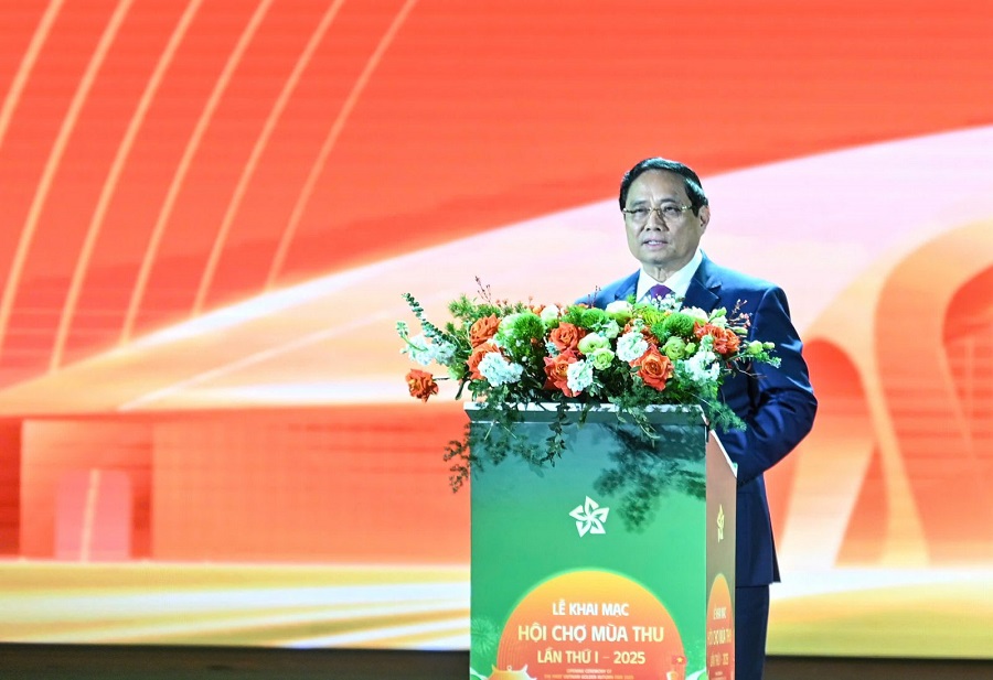 Thủ tướng Chính phủ Phạm Minh Chính phát biểu tại Lễ khai mạc Hội chợ Mùa Thu lần thứ nhất - 2025 Thủ tướng Chính phủ Phạm Minh Chính phát biểu tại Lễ khai mạc Hội chợ Mùa Thu lần thứ nhất - 2025