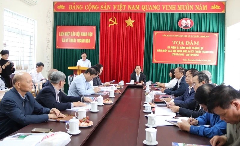Tọa đàm kỷ niệm 31 năm thành lập Liên hiệp các Hội Khoa học và Kỹ thuật Thanh Hóa
