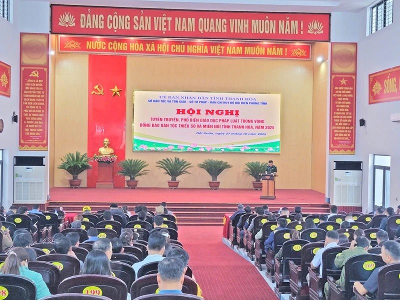Thanh Hóa: Tuyên truyền, phổ biến giáo dục pháp luật trong vùng đồng bào dân tộc thiểu số và miền núi