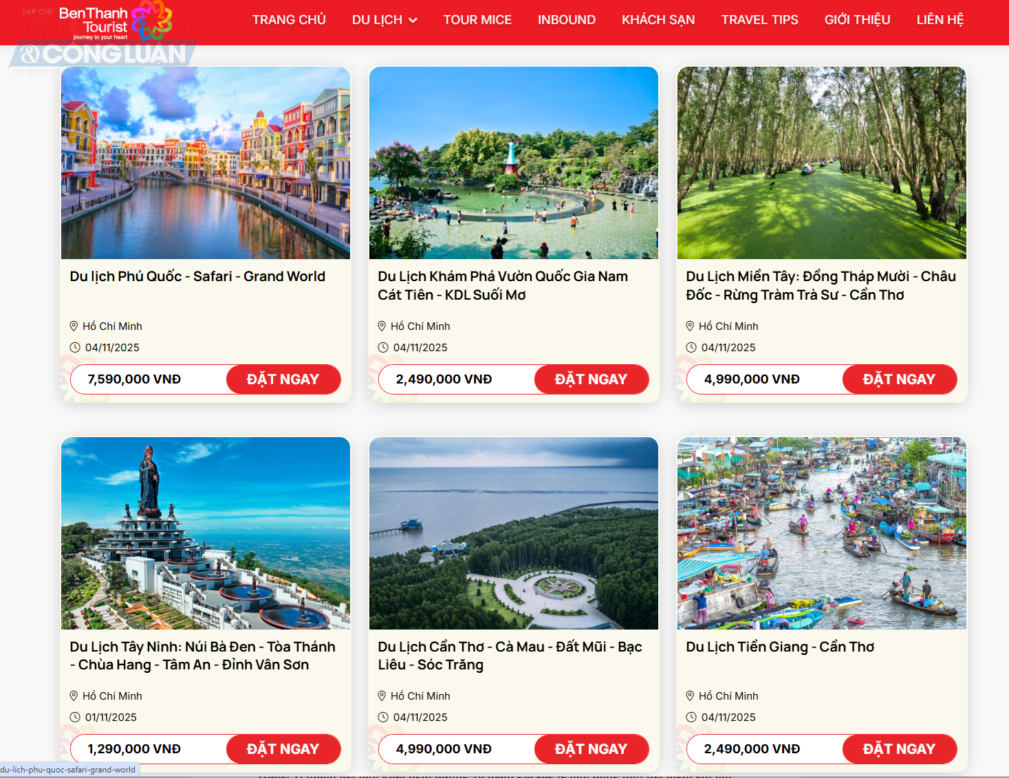 Đa dạng các tour du lịch nội địa cùng BenThanh Tourist Đa dạng các tour du lịch nội địa cùng BenThanh Tourist