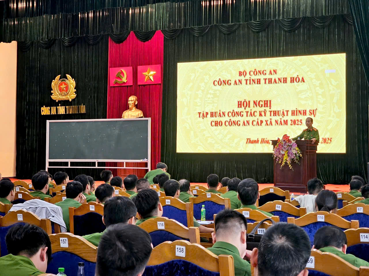 Thanh Hóa: Tập huấn công tác Kỹ thuật hình sự cho Công an cấp xã năm 2025