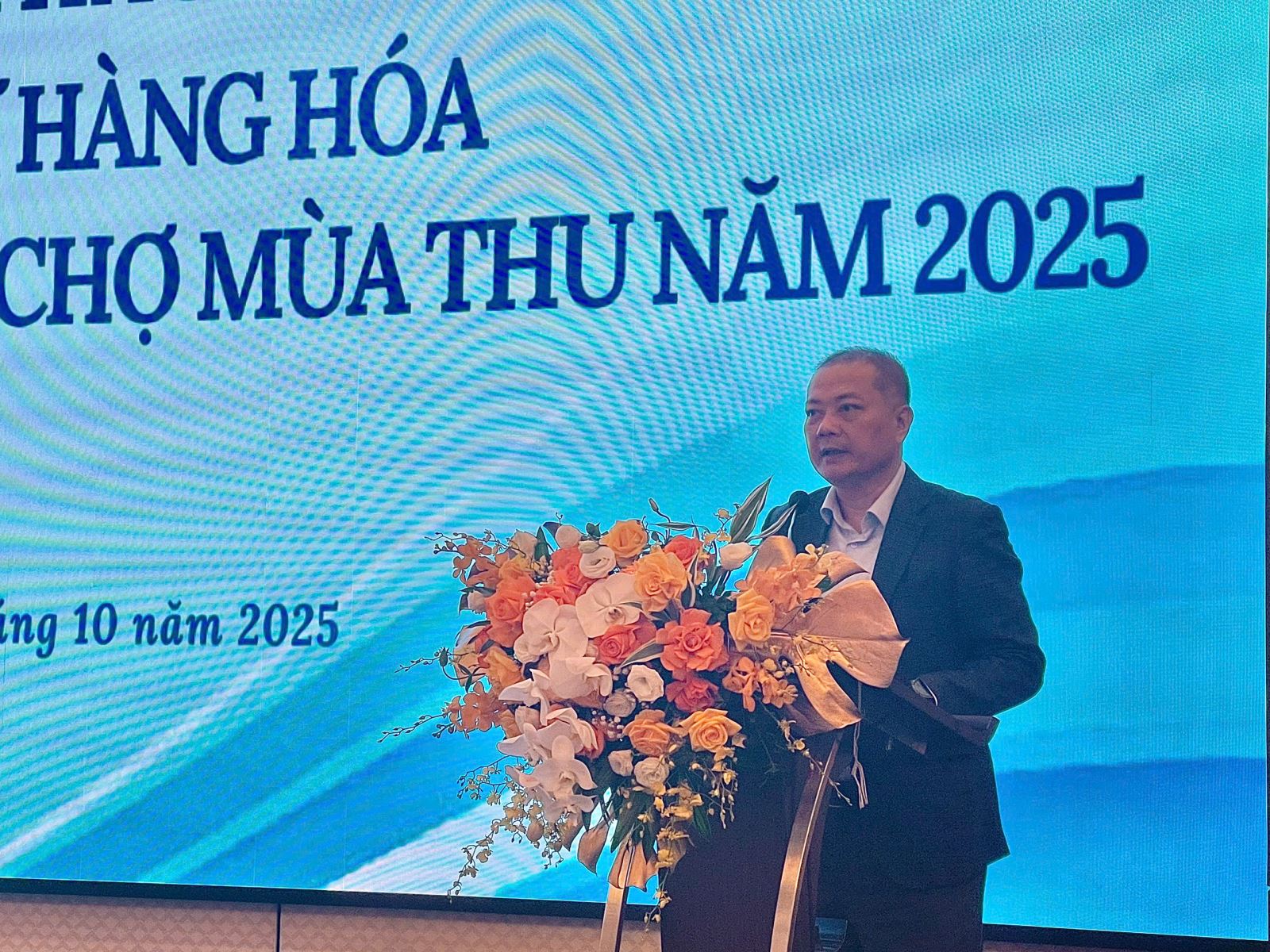 Ông Nguyễn Anh Sơn, Cục trưởng Cục Xuất nhập khẩu (Bộ Công Thương) phát biểu tại sự kiện.