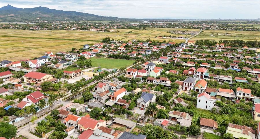 Một góc xã Trường Ninh.