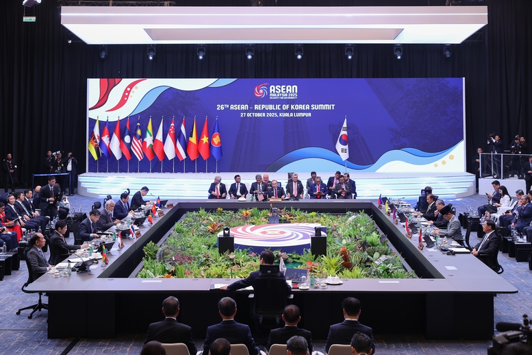 Hội nghị Cấp cao ASEAN - Hàn Quốc lần thứ 26 - Ảnh: VGP/Nhật Bắc Hội nghị Cấp cao ASEAN - Hàn Quốc lần thứ 26 - Ảnh: VGP/Nhật Bắc