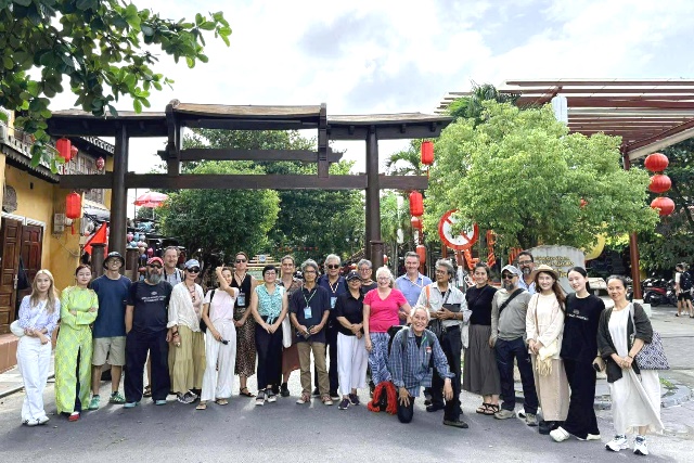 Đà Nẵng: Trưng bày tác phẩm trại sáng tác nghệ thuật quốc tế Heartbeat of Heritage