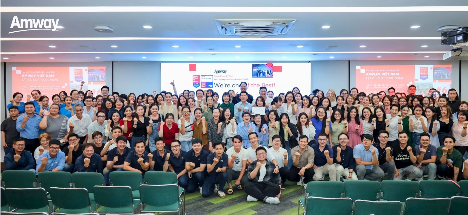 Amway Việt Nam lần đầu tiên giữ thứ hạng top 9 Nơi làm việc xuất sắc hàng đầu châu Á