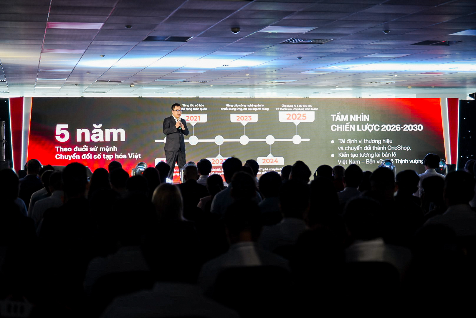 Ông Lê Thiết Bảo - CEO One Mount Distribution phát biểu tại buổi lễ Ông Lê Thiết Bảo - CEO One Mount Distribution phát biểu tại buổi lễ