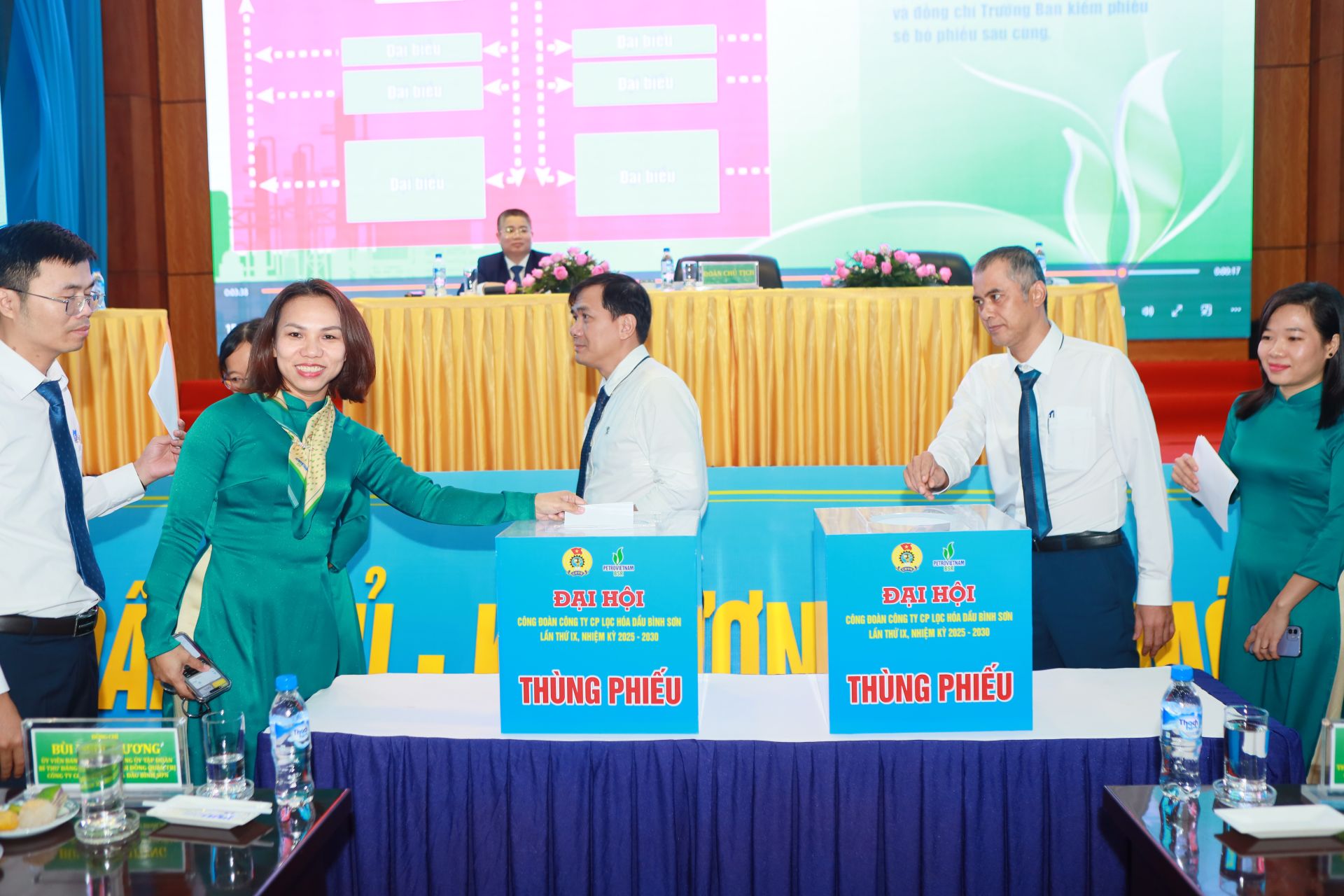 Đại biểu bầu BCH Công đoàn BSR nhiệm kỳ 2025 – 2030 và Đoàn đại biểu dự Đại hội Công đoàn Tập đoàn Công nghiệp – Năng lượng Quốc gia Việt Nam Đại biểu bầu BCH Công đoàn BSR nhiệm kỳ 2025 – 2030 và Đoàn đại biểu dự Đại hội Công đoàn Tập đoàn Công nghiệp – Năng lượng Quốc gia Việt Nam