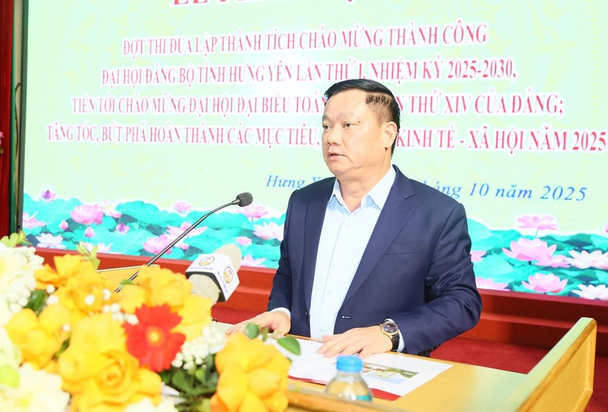Hưng Yên: Phát động thi đua hoàn thành các mục tiêu, nhiệm vụ phát triển kinh tế - xã hội năm 2025