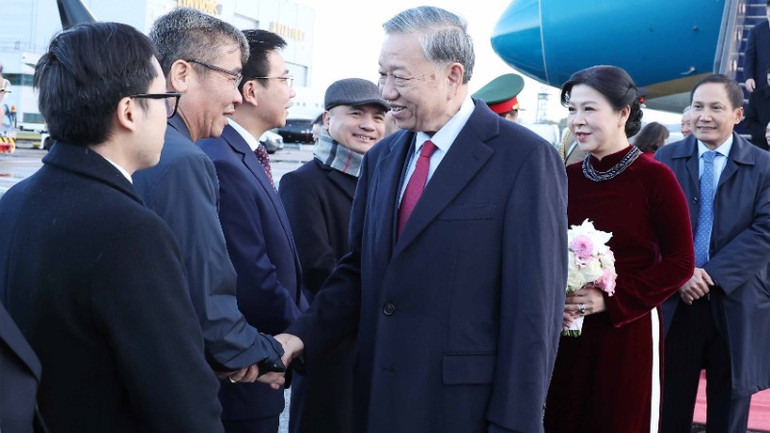 Tổng Bí thư Tô Lâm bắt đầu thăm chính thức Vương quốc Anh và Bắc Ireland