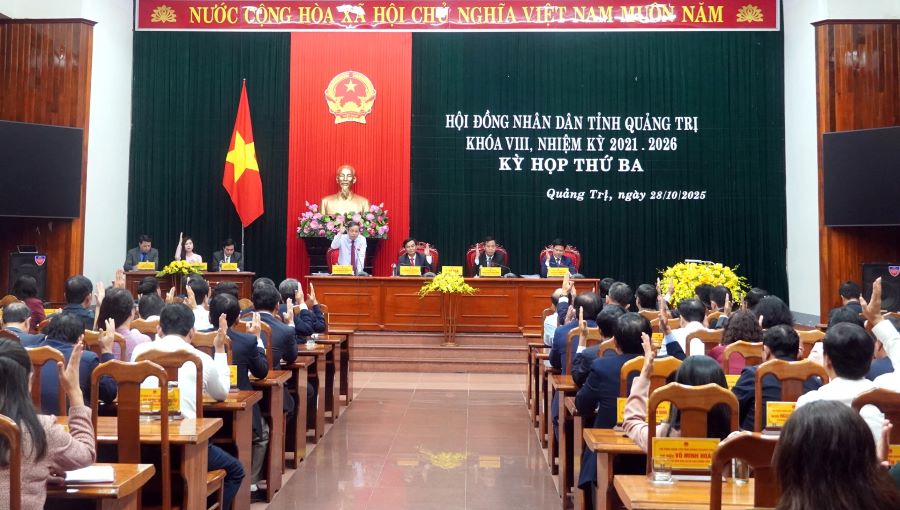 Quảng Trị: Kỳ họp thứ ba HĐND tỉnh thông qua 22 nghị quyết quan trọng