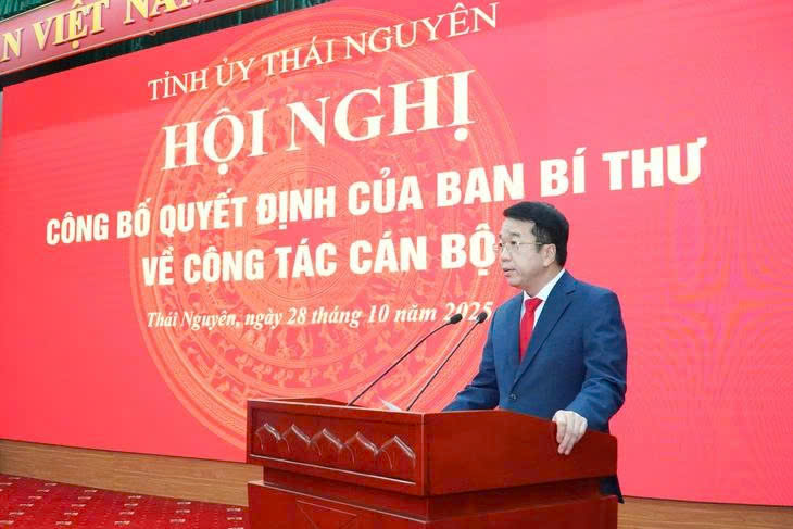 Ông Nguyễn Thanh Bình giữ chức Phó bí thư Tỉnh ủy Thái Nguyên