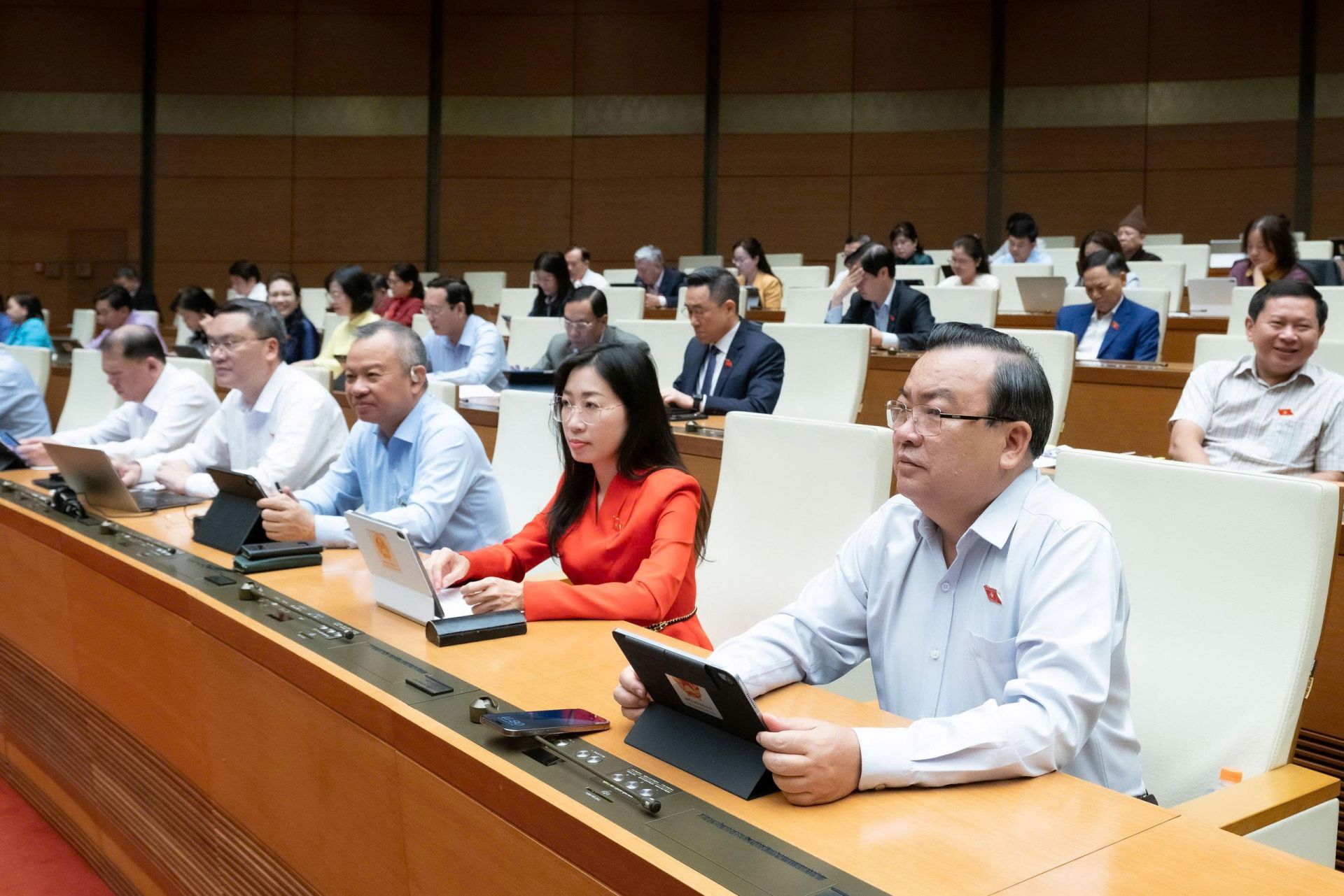 Các đại biểu Quốc hội dự Phiên thảo luận Các đại biểu Quốc hội dự Phiên thảo luận