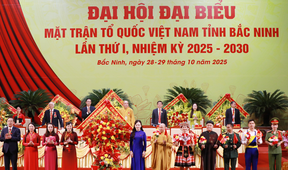 Khai mạc trọng thể Đại hội đại biểu MTTQ Việt Nam tỉnh Bắc Ninh lần thứ I, nhiệm kỳ 2025-2030