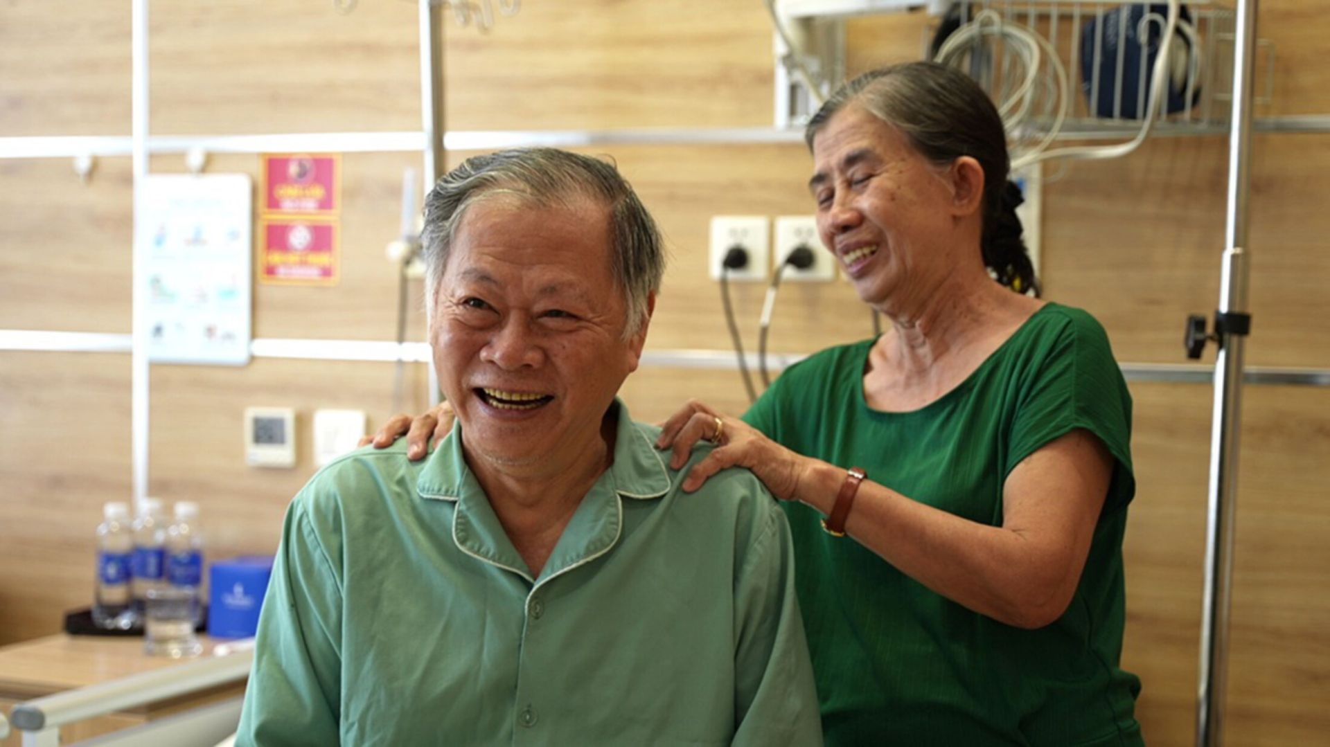 (Ảnh 2 – Bệnh nhân Trần Thật Thành ổn định sức khỏe sau can thiệp) (Ảnh 2 – Bệnh nhân Trần Thật Thành ổn định sức khỏe sau can thiệp)