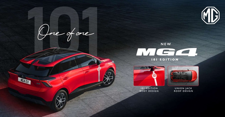 Biểu tượng 101 năm của MG: MG4 EV Edition đặc biệt – tiết kiệm năng lượng, thiết kế sang trọng và độc bản