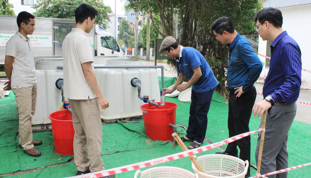 Bắc Ninh: Thử nghiệm công nghệ xử lý nước thải NAO tại phường Bắc Giang