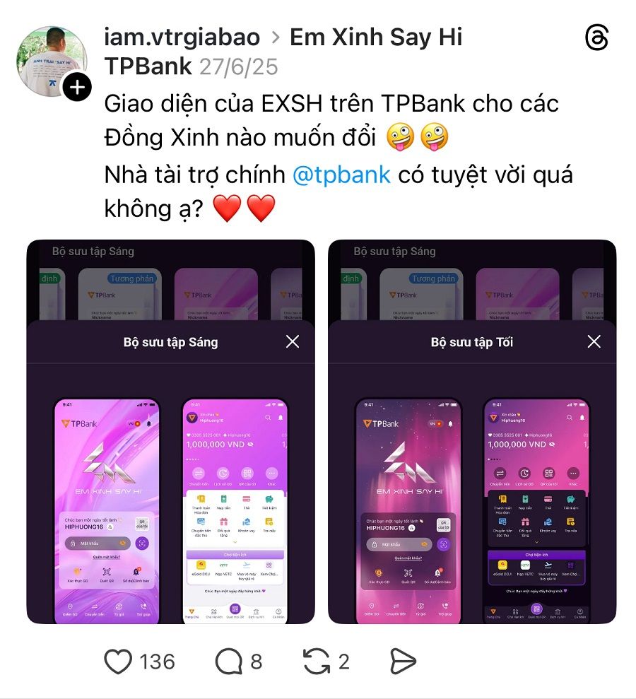 TPBank tăng trưởng bền vững nhờ “Say App Đỉnh” - Khi ngân hàng nói bằng cảm xúc và văn hóa Gen Z